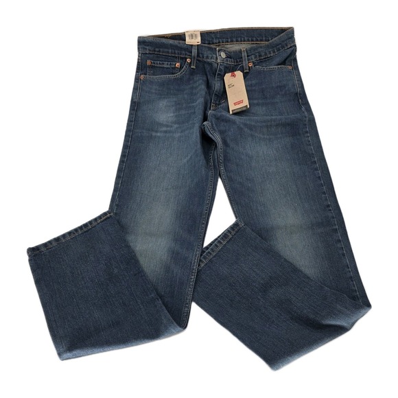 Levi 511 Slim Fit Mens 33 x 34 Jeans Mid Wash Stretch Denim Classic City New - Picture 2 of 8